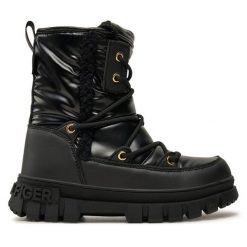 Śniegowce Tommy Hilfiger. Czarne śniegowce dziewczęce Tommy Hilfiger, bez zapięcia. Za 489.99 zł.