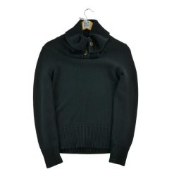 Second life - Kobieta Czarny Sweter - Jak nowy. Czarne swetry damskie Ralph Lauren, bez wzorów, bez kołnierzyka, bez ramiączek, bez kaptura. Za 114.98 zł.