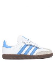 Adidas Sneakersy Samba Og Comfort Closure Elastic Lace KZ8679 Biały. Białe buty sportowe dziewczęce Adidas, bez wzorów, ze skóry, bez zapięcia. Za 279.99 zł.
