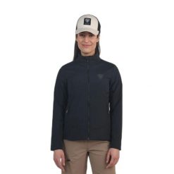 Damska kurtka narciarska Rossignol Opside. Czarne kurtki snowboardowe damskie Rossignol, l, bez wzorów, z materiału, bez kaptura, narciarskie, primaloft. Za 939.80 zł.
