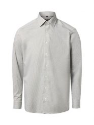 Finshley & Harding koszula biznesowa Mężczyźni Modern Fit Bawełna zielony|biały, 43. Białe koszule męskie Finshley & Harding, m, bez wzorów, z bawełny, biznesowe, bez kołnierzyka, bez ramiączek. Za 119.95 zł.