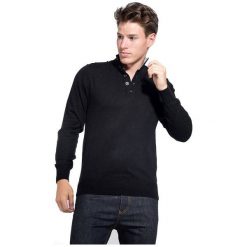 William De Faye Sweter Męski Xl Czarny. Czarne swetry przez głowę męskie William de Faye, z kaszmiru. Za 289.00 zł.