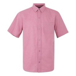 Koszula Regatta Loran. Fioletowe koszule męskie Regatta, l, bez wzorów, sportowe, bez kołnierzyka, bez ramiączek. Za 187.50 zł.