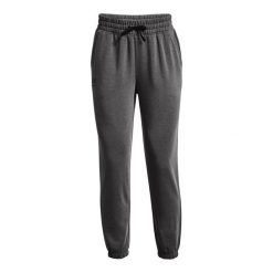 Spodnie damskie Under Armour Rival Terry. Czarne spodnie materiałowe damskie Under Armour, xl, bez wzorów, z poliesteru. Za 290.00 zł.