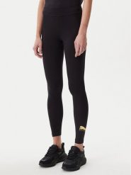 Puma Legginsy Essentials Metallic 685000 Czarny Slim Fit. Czarne legginsy damskie Puma, xs, bez wzorów, z bawełny. Za 89.99 zł.