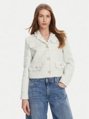 KARL LAGERFELD Marynarka A2W14024 Błękitny Regular Fit. Niebieskie żakiety damskie KARL LAGERFELD, bez wzorów, z syntetyku. Za 929.99 zł.