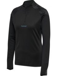 Bluza damska Hummel Blaze26 Pro. Czarne bluzy sportowe damskie Hummel, xs, bez wzorów, z materiału, bez kaptura, na fitness i siłownię. Za 242.50 zł.