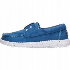 HEYDUDE Damskie Mokasyny Wendy Cru Stretch Canvas. Białe mokasyny damskie Hey dude, z materiału. Za 239.00 zł.