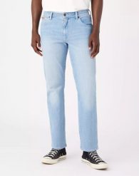 WRANGLER TEXAS MĘSKIE SPODNIE JEANSOWE JEANSY LOVESICK W121Y728Q 112320119. Niebieskie jeansy męskie Wrangler, na lato, eleganckie. Za 229.99 zł.