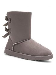 DeeZee Śniegowce CORY WSL19150-21 Szary. Szare kozaki damskie DeeZee, z materiału. Za 97.99 zł.