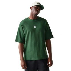 Koszulka MLB Waffle Los Angeles Dodgers. Zielone koszulki sportowe męskie New Era, l, bez wzorów, z materiału, bez kołnierzyka, bez ramiączek. Za 192.30 zł.