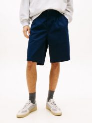 Tommy Jeans Bermudy Mężczyźni Bawełna niebieski, 32. Niebieskie szorty męskie Tommy Jeans, m, bez wzorów, z bawełny, eleganckie. Za 229.95 zł.