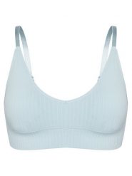 Hunkemöller Biustonosz top Dianne 302142 Błękitny. Niebieskie biustonosze Hunkemöller, bez wzorów, z syntetyku. Za 69.99 zł.