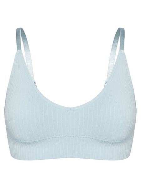 Hunkemöller Biustonosz top Dianne 302142 Błękitny. Niebieskie biustonosze Hunkemöller, bez wzorów, z syntetyku. Za 69.99 zł.