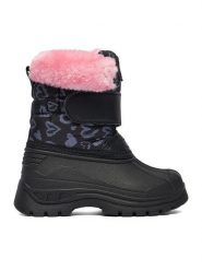 DeeZee Śniegowce CEO-P140225 Czarny. Czarne buty zimowe dziewczęce DeeZee, z materiału, bez zapięcia. Za 99.99 zł.