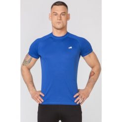 Koszulka termoaktywna z krótkim rękawem fitness męska Rough Radical Fury. Niebieskie koszulki sportowe męskie ROUGH RADICAL, m, bez wzorów, bez kołnierzyka, bez ramiączek, na fitness i siłownię. Za 88.90 zł.