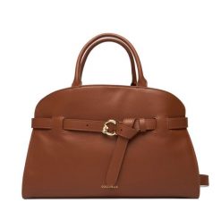 Torebka Coccinelle. Brązowe torebki do ręki damskie Coccinelle, bez wzorów, klasyczne, bez dodatków. Za 1,779.00 zł.