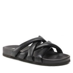 Klapki Jenny Fairy. Czarne klapki damskie Jenny Fairy, bez wzorów, bez obcasa. Za 119.99 zł.