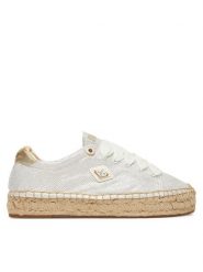 REPLAY Espadryle GWF22 .000.C0093S Biały. Białe espadryle damskie Replay, bez wzorów, z materiału, bez obcasa, bez zapięcia. Za 349.99 zł.