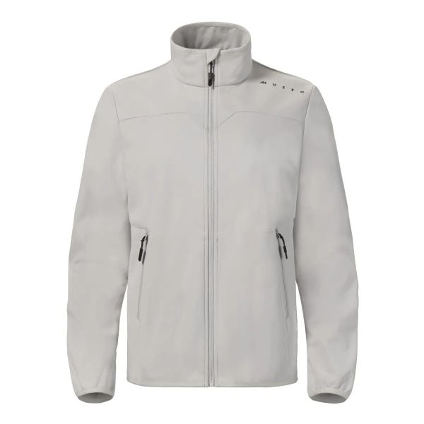 Damska kurtka wodoodporna Musto Evolution Softshell. Szare kurtki damskie Musto, s, bez wzorów, z materiału, bez kaptura. Za 619.85 zł.