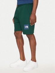 The North Face Szorty sportowe Nse Box NF0A8C1J Zielony Regular Fit. Zielone krótkie spodenki sportowe męskie The North Face, m, bez wzorów, z syntetyku. Za 169.99 zł.