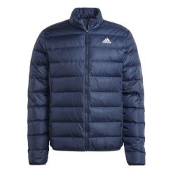 Kurtka Essentials Light Rozmiar XXL Niebieski - IK3218. Białe kurtki męskie Adidas, na zimę, xxl, bez wzorów, z poliesteru, eleganckie, bez kaptura. Za 415.00 zł.