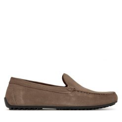 Mokasyny Geox. Brązowe mokasyny męskie Geox. Za 449.99 zł.