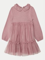 OVS Sukienka elegancka 2143163 Różowy Regular Fit. Czerwone sukienki dla dziewczynek OVS, bez wzorów, z bawełny, eleganckie, bez ramiączek. Za 99.99 zł.