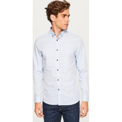 Koszula regular fit - Niebieski. Niebieskie koszule męskie Reserved. Za 119.99 zł.