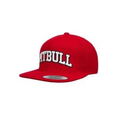 Czapka męska Pitbull Snapback PITBULL. Czerwone czapki i kapelusze męskie PITBULL, bez wzorów, sportowe. Za 129.00 zł.