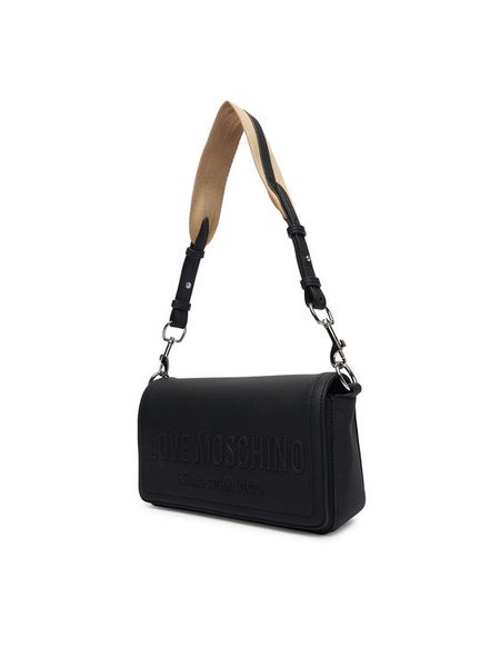 LOVE MOSCHINO Torebka JC4046PP1OLE0000 Czarny. Czarne torebki do ręki damskie Love Moschino, bez wzorów, ze skóry, bez dodatków. Za 839.99 zł.