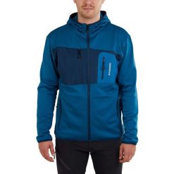 Polarowy sweter męski Fundango Fox Hybrid. Niebieskie swetry przez głowę męskie Fundango, m, bez wzorów, z polaru, bez kołnierzyka. Za 279.90 zł.