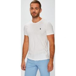 U.S. Polo - T-shirt. Szare koszulki polo męskie U.S. Polo, z bawełny. W wyprzedaży za 139.90 zł.