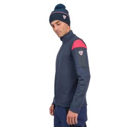 Bluza męska Rossignol Aerial. Niebieskie bluzy męskie Rossignol, na zimę, m, bez wzorów, bez kaptura. W wyprzedaży za 565.25 zł.