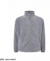 JHK Bluza z mikropolaru, wykończenie antypilingowe, suwak w kolorze polaru szary melanż S. Szare bluzy męskie JHK, m, bez wzorów, z polaru, bez kaptura. Za 55.18 zł.