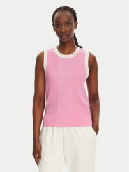 Liu Jo Sport Sweter TA5092 MS022 Różowy Regular Fit. Czerwone swetry damskie Liu Jo Sport, m, bez wzorów, z syntetyku, sportowe, bez kołnierzyka, bez ramiączek, bez kaptura. Za 359.99 zł.