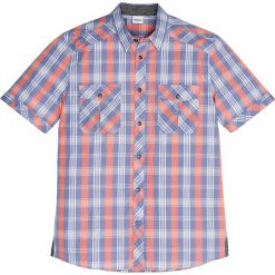 Koszula z krótkim rękawem Regular Fit bonprix matowy niebieski - mandarynka. Niebieskie koszule męskie bonprix, z krótkim rękawem. Za 59.99 zł.