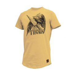 Koszulka sportowa THORN FIT Odin 2.0. Brązowe koszulki sportowe damskie Thorn Fit, m, bez wzorów, bez kołnierzyka, bez ramiączek. W wyprzedaży za 96.75 zł.