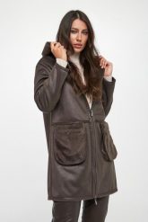 Kożuch damski dwustronny DIEGO M. Płaszcze damskie DIEGO M, m, bez wzorów, bez kaptura. Za 2,119.00 zł.