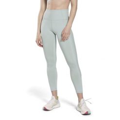 Damskie legginsy z wysokim stanem w prążki Reebok. Niebieskie legginsy sportowe damskie Reebok, xs, bez wzorów, z dzianiny, z podwyższonym stanem, na fitness i siłownię. Za 263.60 zł.