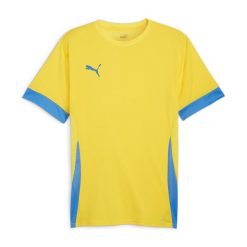 Koszulka Puma TeamGoal. Żółte koszulki sportowe męskie Puma, bez wzorów, bez kołnierzyka, bez ramiączek, do piłki nożnej. Za 165.50 zł.
