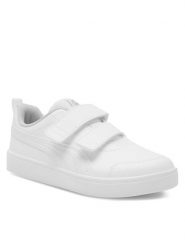 Puma Sneakersy Courtflex v2 V PS* 371543 04 Biały. Białe buty sportowe dziewczęce Puma, bez wzorów, z syntetyku, bez zapięcia. Za 139.99 zł.