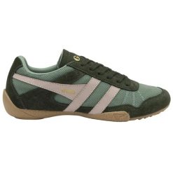 Damskie zamszowe buty sportowe Gola Cascade. Niebieskie obuwie sportowe damskie Gola, bez wzorów, z zamszu. Za 450.80 zł.