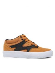 DC Shoes Sneakersy Kalis Vulc Mid ADBS300367 Żółty. Żółte buty sportowe chłopięce DC Shoes, bez wzorów, ze skóry, bez zapięcia. Za 189.99 zł.