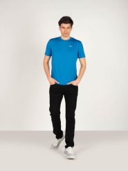 T-shirt fitness męski Mistral. Niebieskie t-shirty męskie North Sails, m, z aplikacjami, z poliesteru, bez kołnierzyka. Za 187.00 zł.