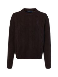 Polo Ralph Lauren sweter z dzianiny z zawartością kaszmiru Kobiety Kaszmir brązowy, M. Brązowe swetry damskie Polo Ralph Lauren, m, bez wzorów, z dzianiny, bez kołnierzyka, bez ramiączek, bez kaptura. Za 1,199.95 zł.