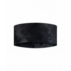Opaska na głowę Buff Coolnet UV® Bonsy. Czarne czapki i kapelusze damskie Buff, bez wzorów, ze skóry, sportowe. Za 73.56 zł.