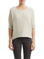 Comma bluzka z dzianiny Kobiety beżowy, M. Brązowe bluzki damskie comma, m, bez wzorów, z dzianiny, bez kołnierzyka, bez ramiączek. Za 299.95 zł.