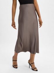 Neo Noir satynowa spódnica maxi - Vicky Kobiety szary, 36. Szare spódnice damskie Neo Noir, bez wzorów, z satyny, eleganckie, maxi. Za 349.95 zł.