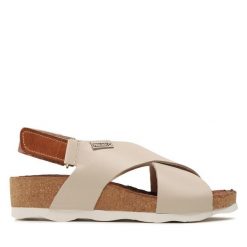 Sandały Pikolinos. Klapki damskie Pikolinos, bez wzorów, bez obcasa, na płaskiej podeszwie, bez zapięcia. Za 489.99 zł.